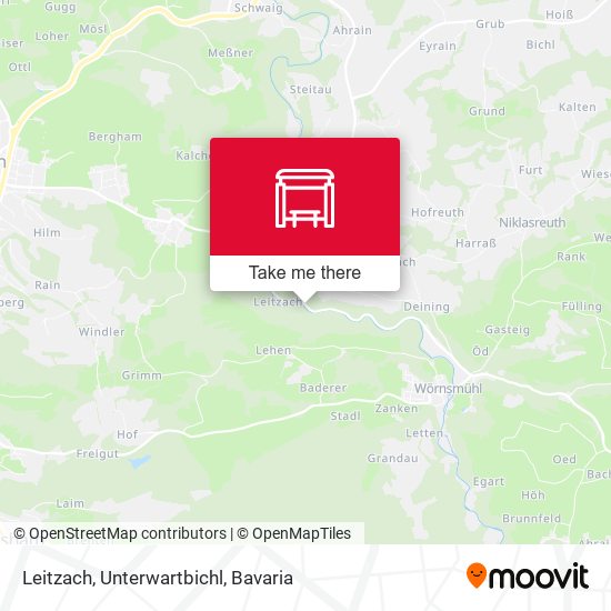 Leitzach, Unterwartbichl map
