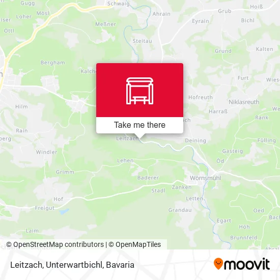 Карта Leitzach, Unterwartbichl