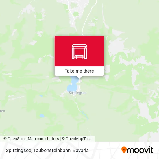 Карта Spitzingsee, Taubensteinbahn