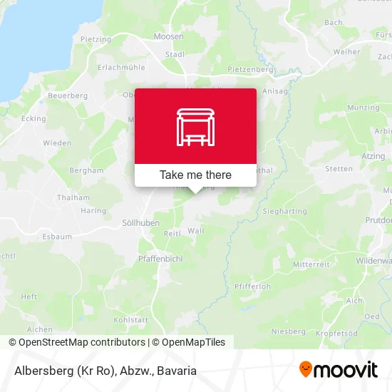 Карта Albersberg (Kr Ro), Abzw.