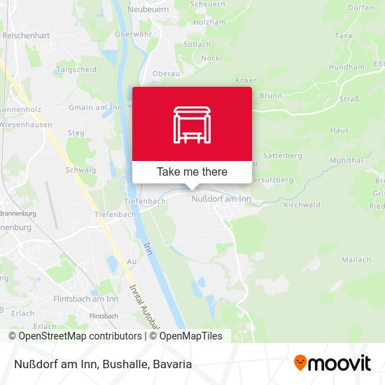 Nußdorf am Inn, Bushalle map