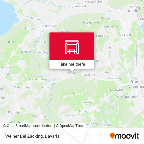 Карта Weiher Bei Zacking