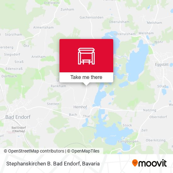 Stephanskirchen B. Bad Endorf map