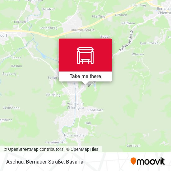 Aschau, Bernauer Straße map