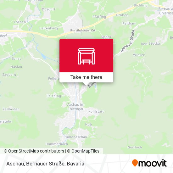 Aschau, Bernauer Straße map