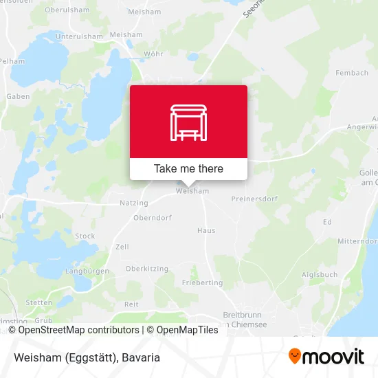Карта Weisham (Eggstätt)