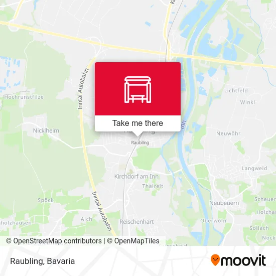 Карта Raubling