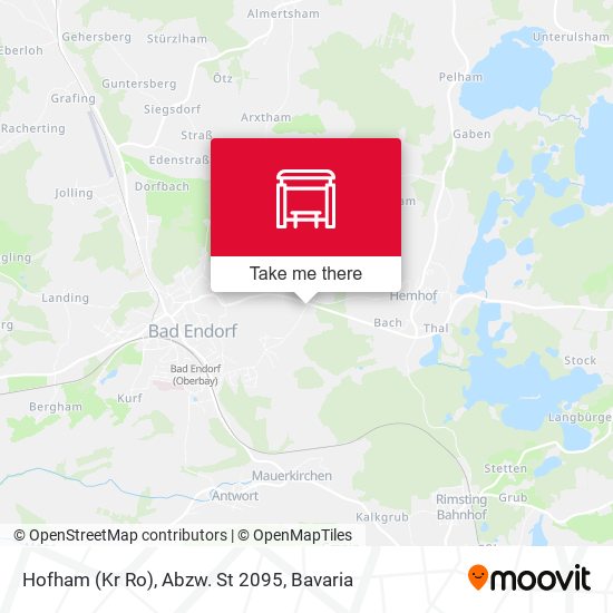 Hofham (Kr Ro), Abzw. St 2095 map