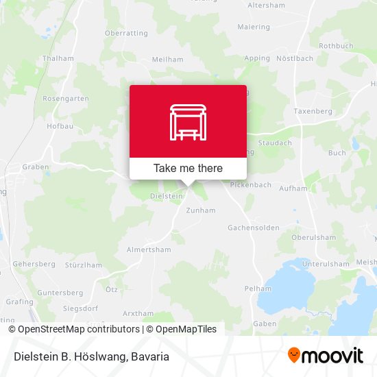 Dielstein B. Höslwang map