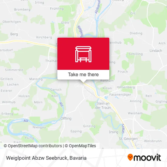 Карта Weiglpoint Abzw Seebruck