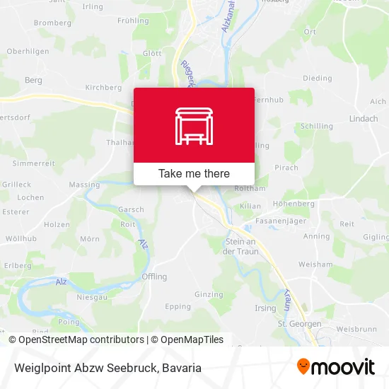 Карта Weiglpoint Abzw Seebruck