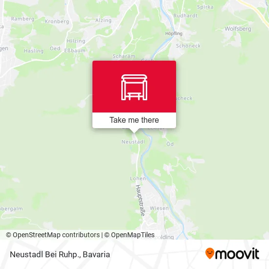 Карта Neustadl Bei Ruhp.