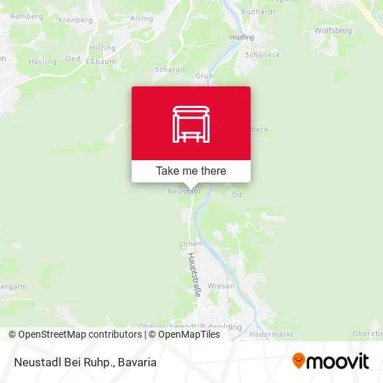 Карта Neustadl Bei Ruhp.