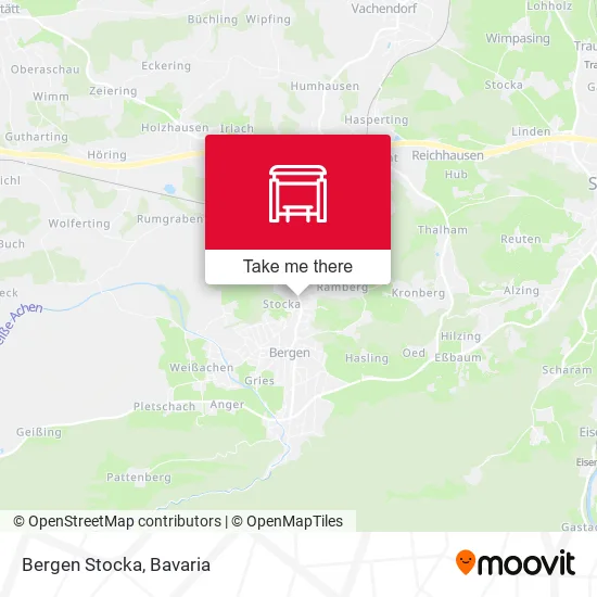 Карта Bergen Stocka