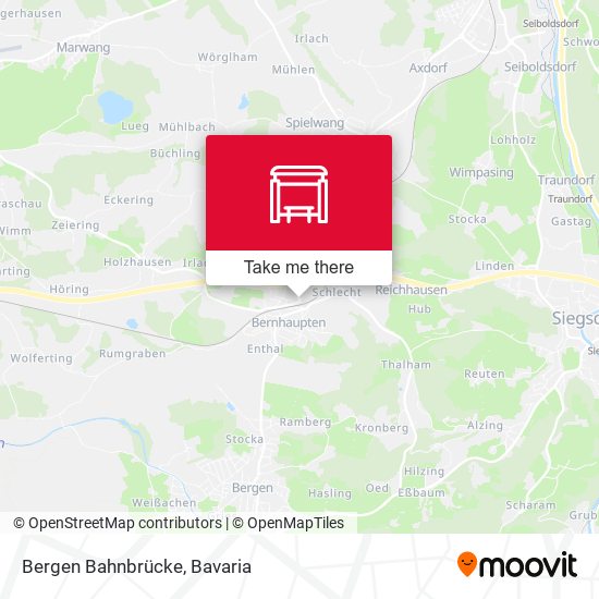 Bergen Bahnbrücke map