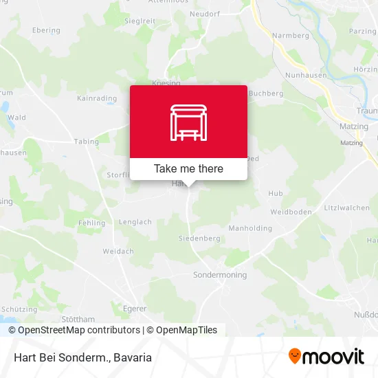 Карта Hart Bei Sonderm.