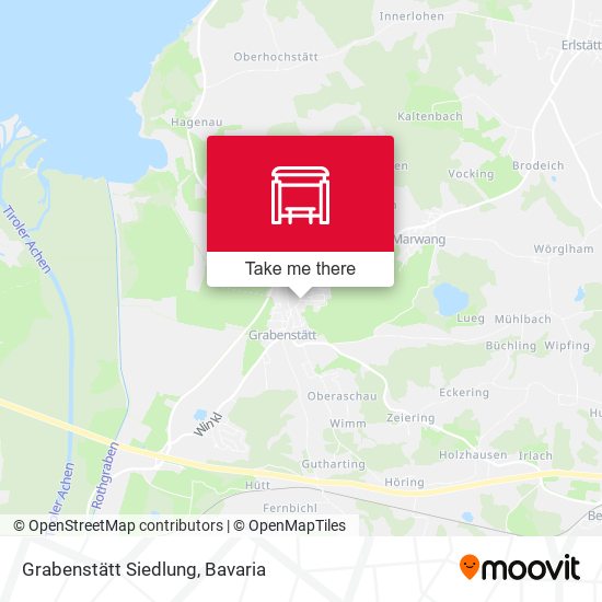 Grabenstätt Siedlung map