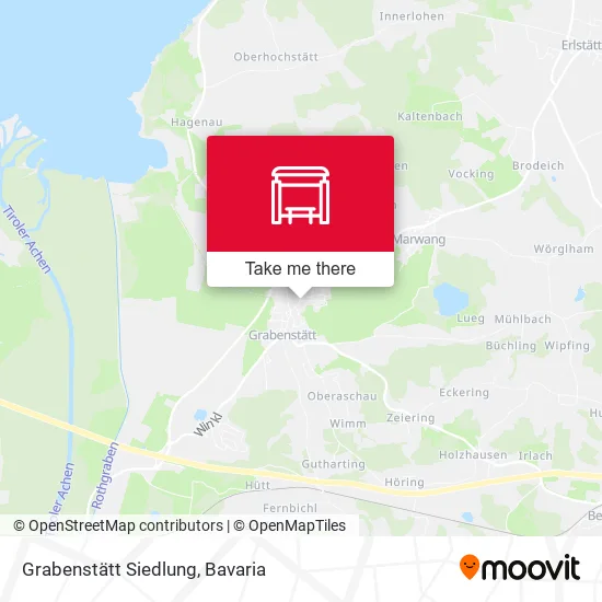 Карта Grabenstätt Siedlung