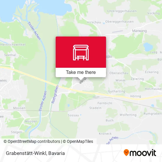 Карта Grabenstätt-Winkl
