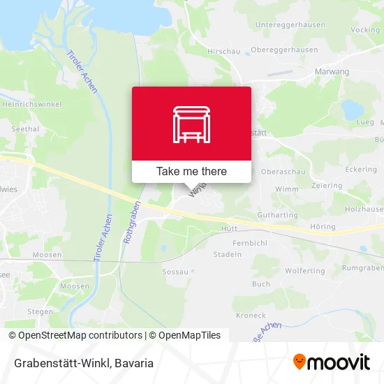 Карта Grabenstätt-Winkl