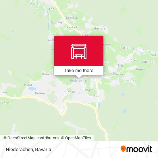 Карта Niederachen