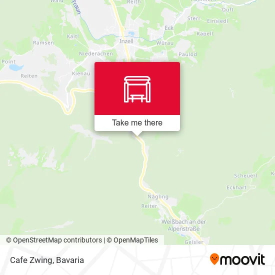 Карта Cafe Zwing