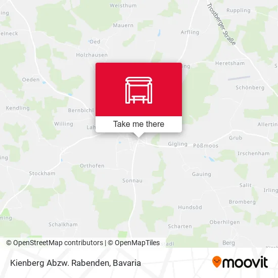 Карта Kienberg Abzw. Rabenden