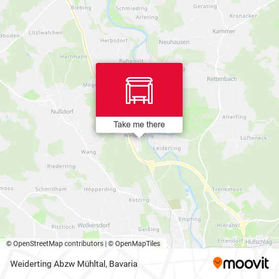 Карта Weiderting Abzw Mühltal