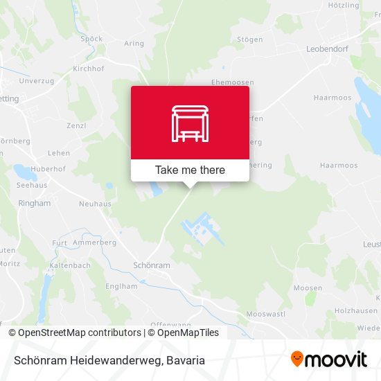 Schönram Heidewanderweg map