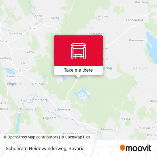 Карта Schönram Heidewanderweg