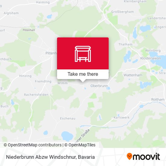 Niederbrunn Abzw Windschnur map