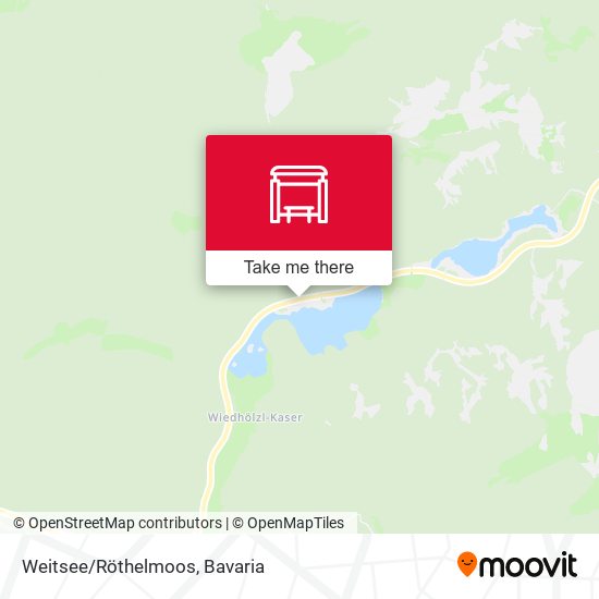 Карта Weitsee/Röthelmoos