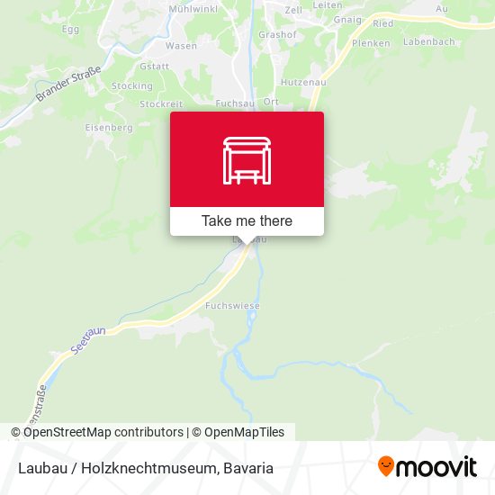 Laubau / Holzknechtmuseum map