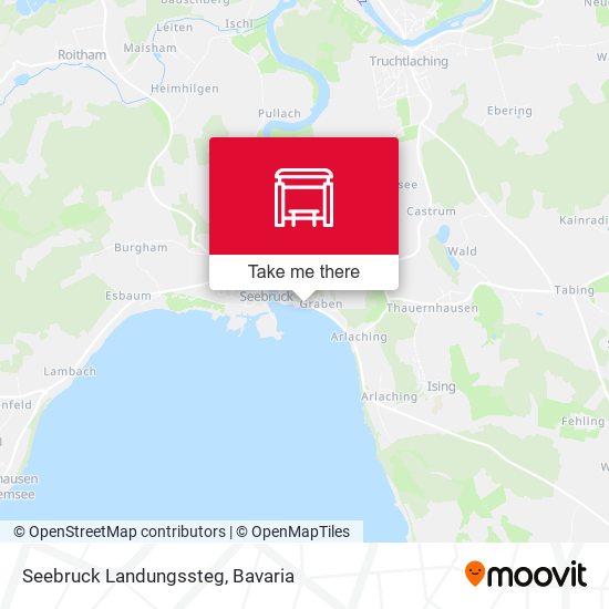 Seebruck Landungssteg map