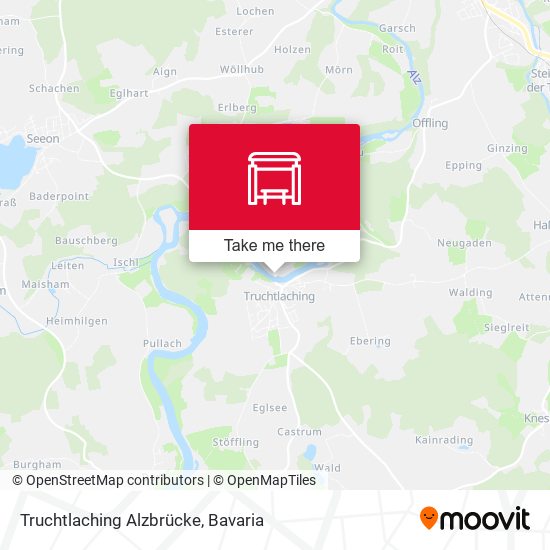 Truchtlaching Alzbrücke map