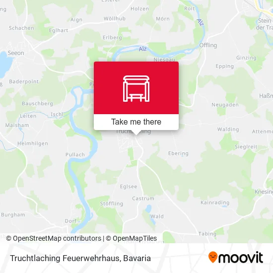 Карта Truchtlaching Feuerwehrhaus