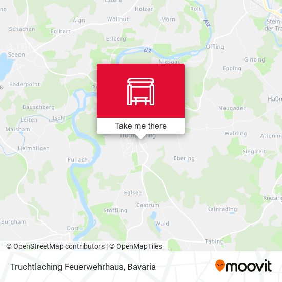 Truchtlaching Feuerwehrhaus map