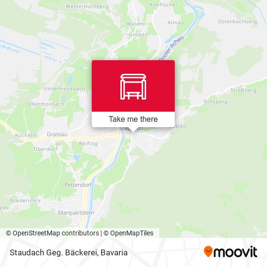 Staudach Geg. Bäckerei map
