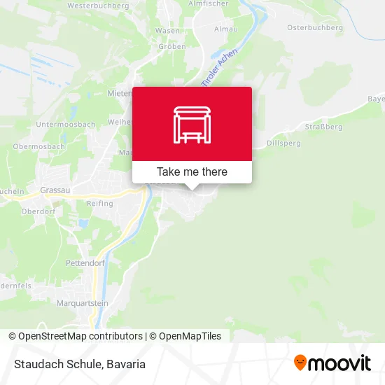 Карта Staudach Schule