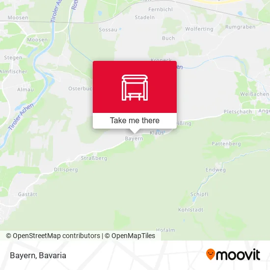 Карта Bayern