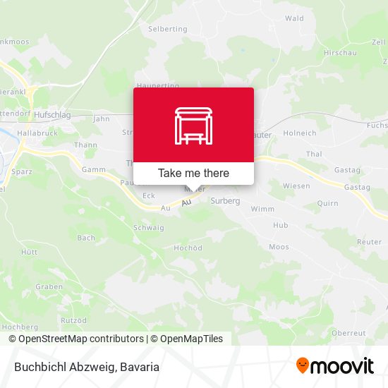 Карта Buchbichl Abzweig