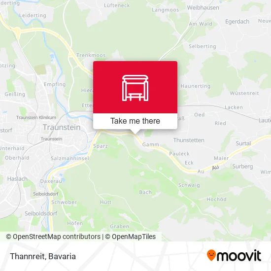 Карта Thannreit