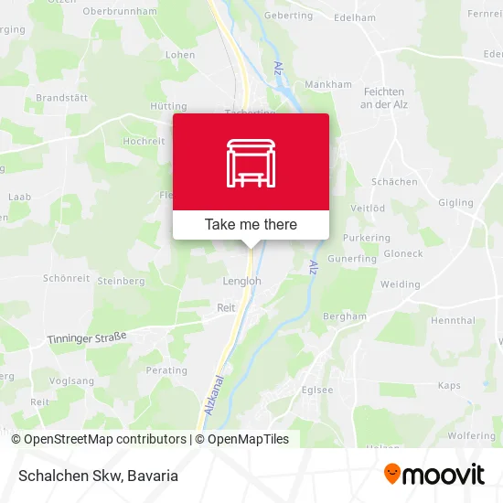 Карта Schalchen Skw
