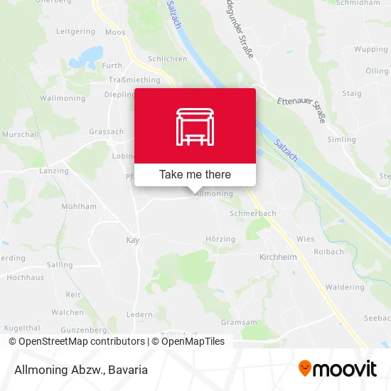 Карта Allmoning Abzw.