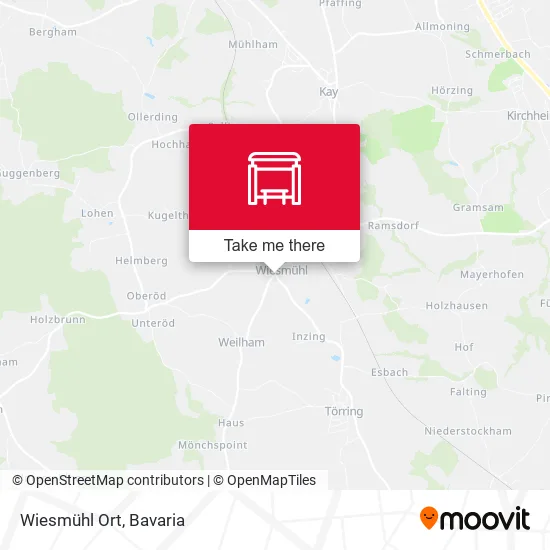 Карта Wiesmühl Ort