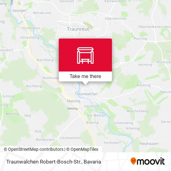 Карта Traunwalchen Robert-Bosch-Str.