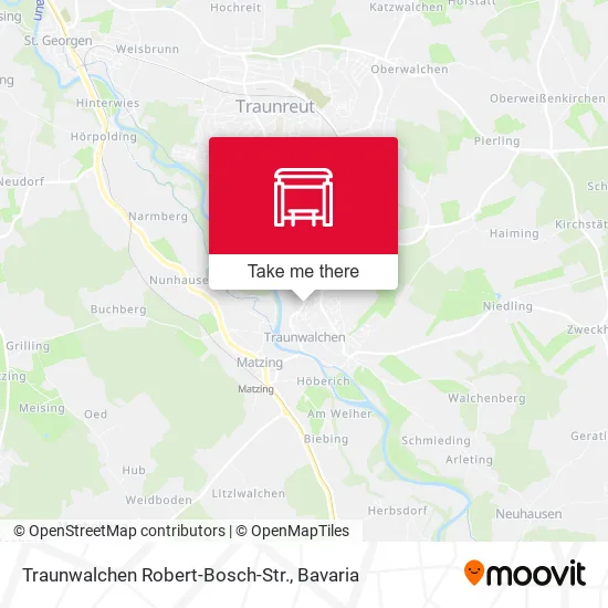 Карта Traunwalchen Robert-Bosch-Str.