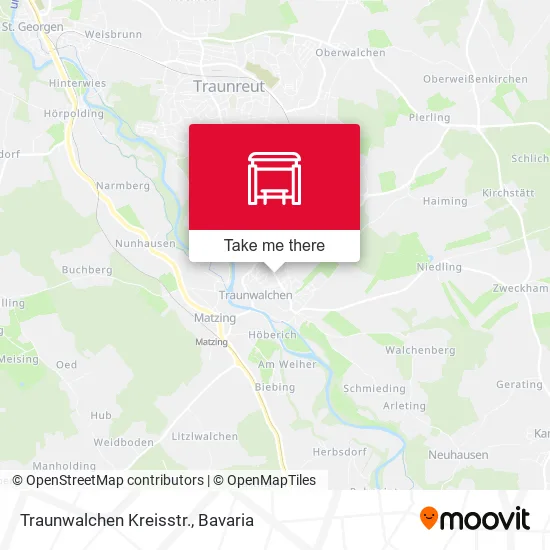 Карта Traunwalchen Kreisstr.