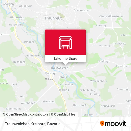 Карта Traunwalchen Kreisstr.