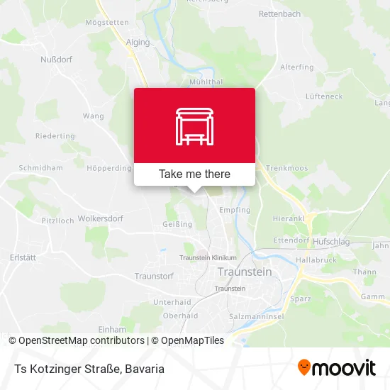 Карта Ts Kotzinger Straße